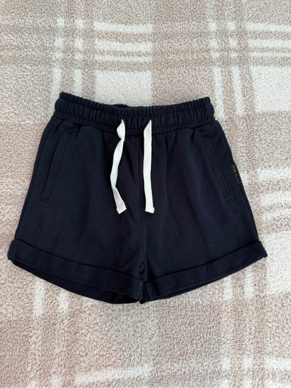 Little Bipsy Navy Blue Drawstring Shorts